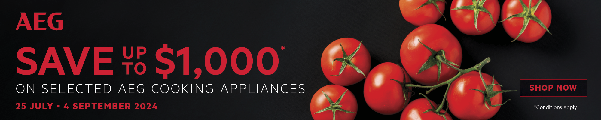 Save Up To $1,000 On Selected AEG Cooking Appliances*