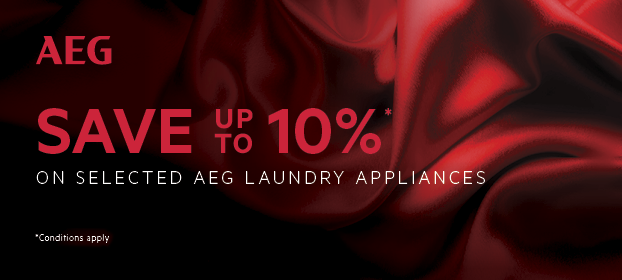 Save Up To 10%* On AEG Laundry*