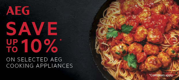 Save Up To 10%* On AEG Cooking Appliances