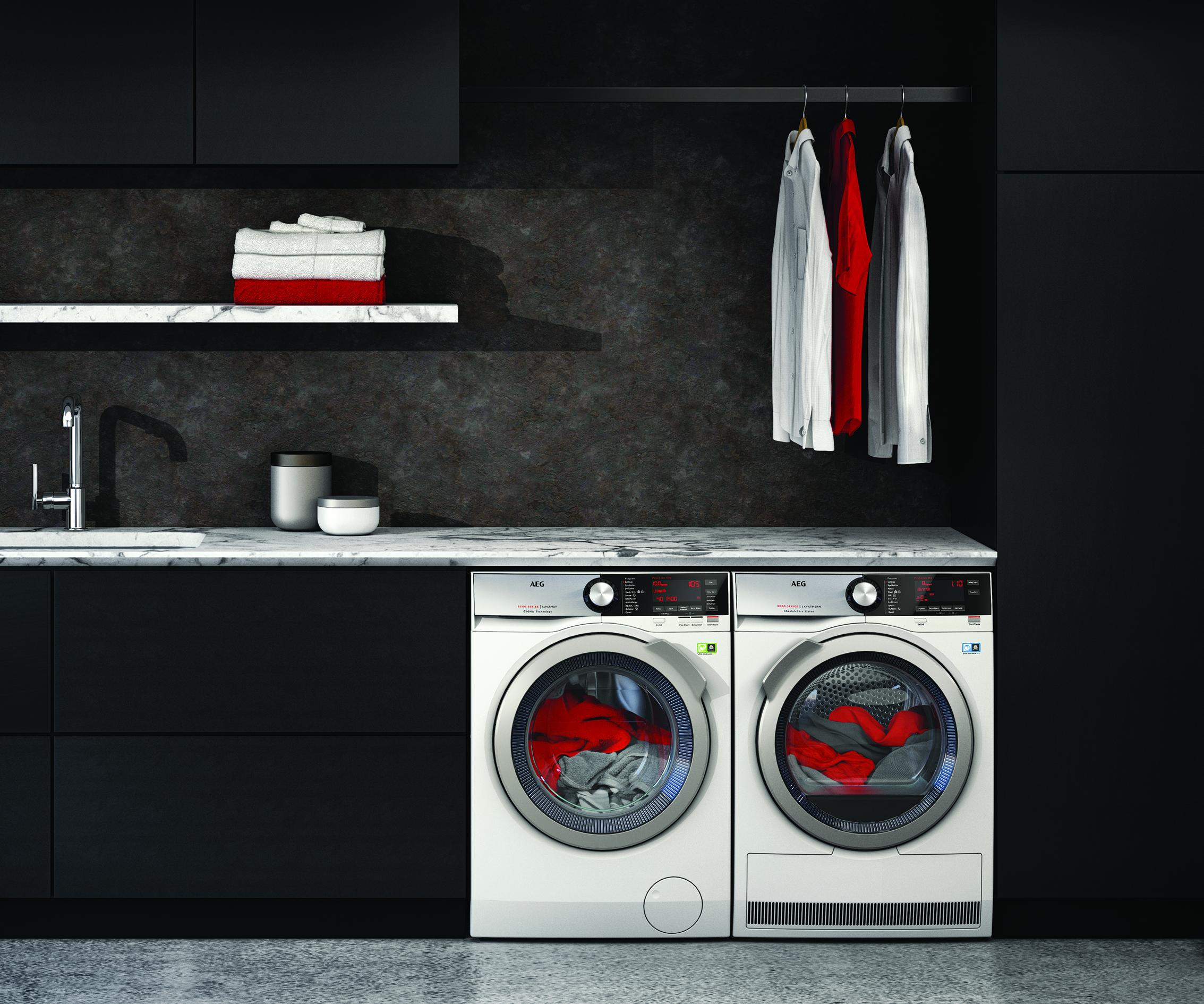 Save 20%* On Select AEG Laundry Packages Plus Bonus Stacking Kit at Hart & Co