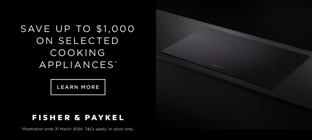 Save Up To $1,000* On Selected Fisher & Paykel Cooking Appliances