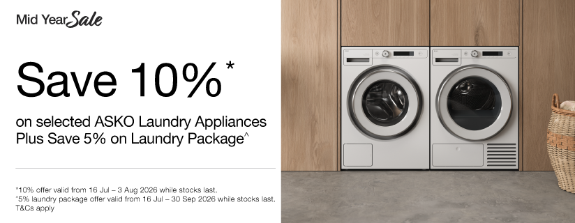 Save 10% On Eligible ASKO Laundry Appliances*