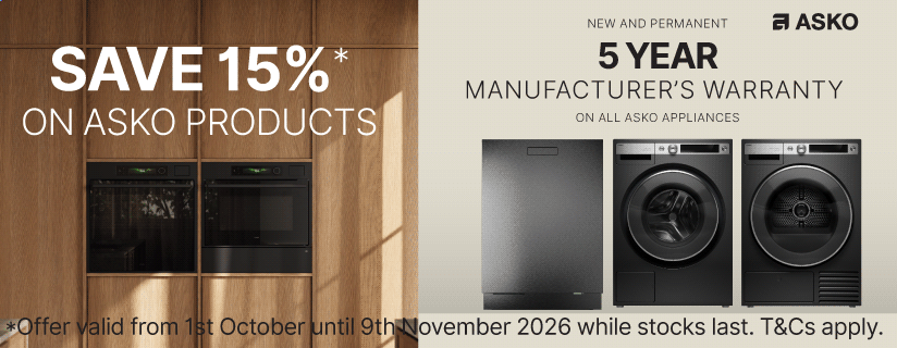 Save 15% On Select ASKO Appliances*