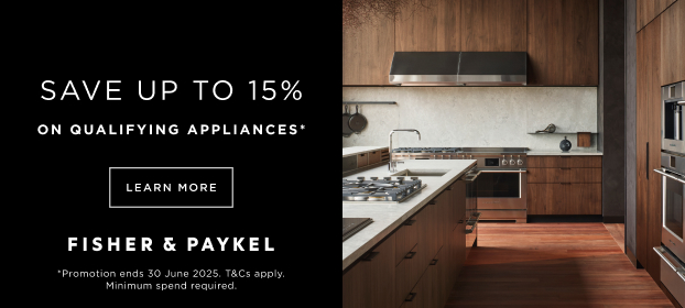 Save Up To 15%* On Fisher & Paykel Appliance Packages
