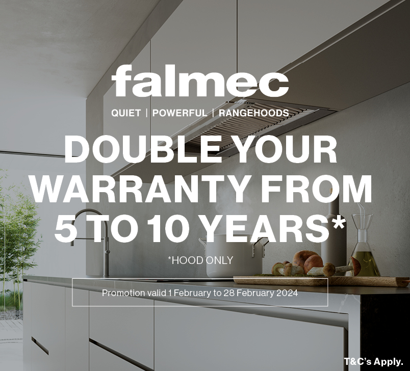 Double Your Falmec Warranty From 5 To 10 Years*