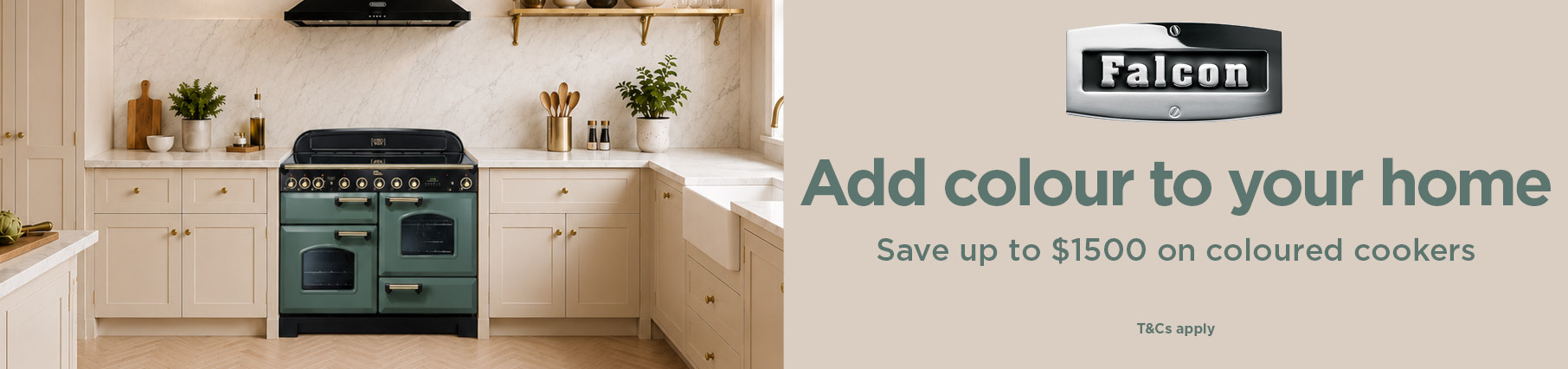 Save Up To $1500 On Select Falcon Coloured Cookers*