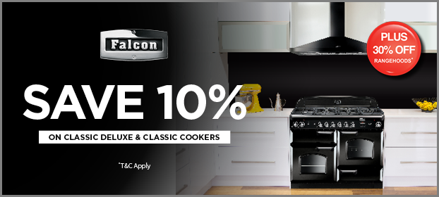 Save 10%* On Falcon Classic Deluxe & Classic Cookers