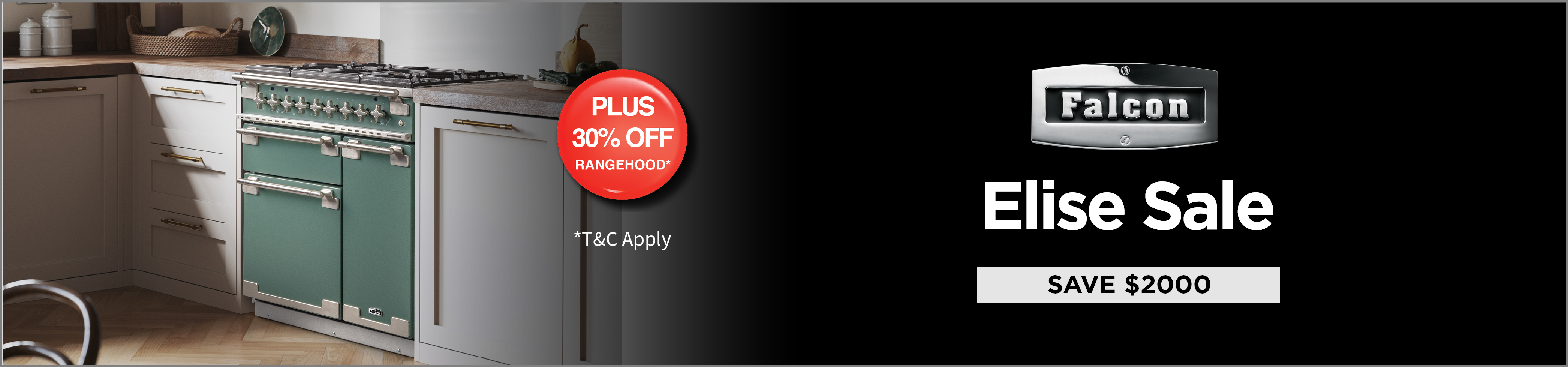 Save $2000* On Falcon Elise Cookers