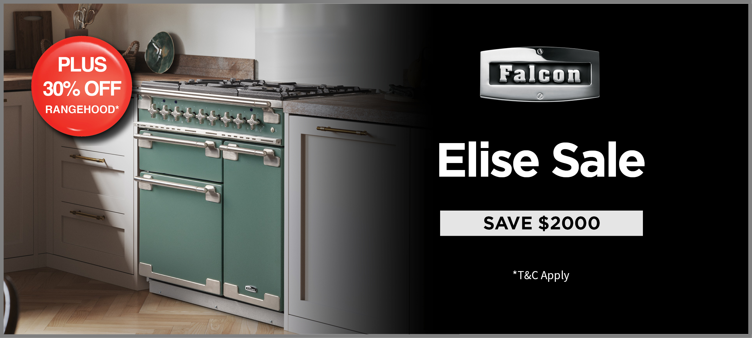 Save $2000* On Falcon Elise Cookers