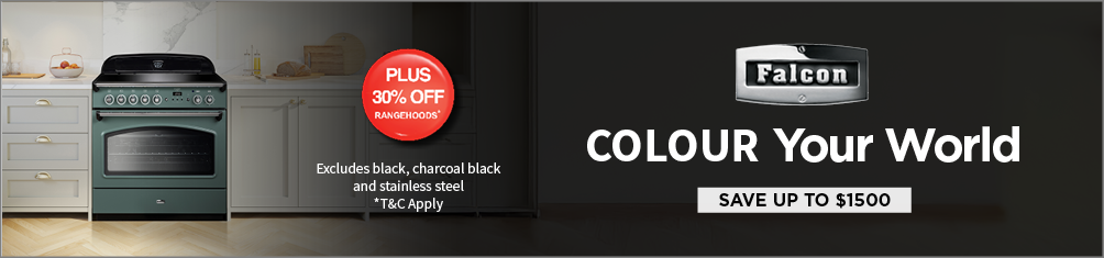 Save Up To $1500* On Eligible Falcon Coloured Cookers