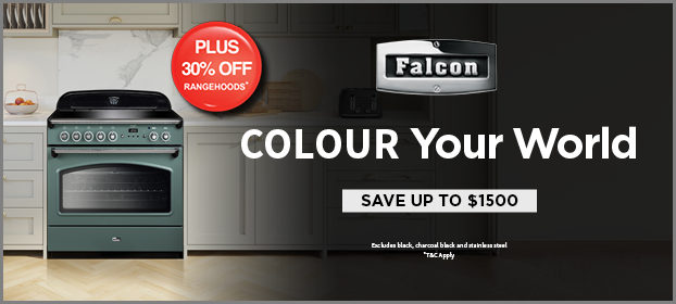 Save Up To $1500* On Eligible Falcon Coloured Cookers