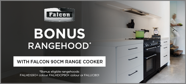 Bonus Eligible Rangehood* With 90cm Falcon Cooker Purchase