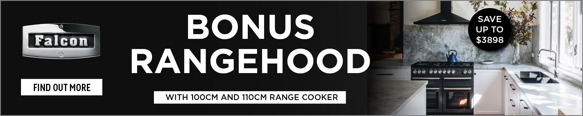 Bonus Rangehood With Falcon Range Cookers*