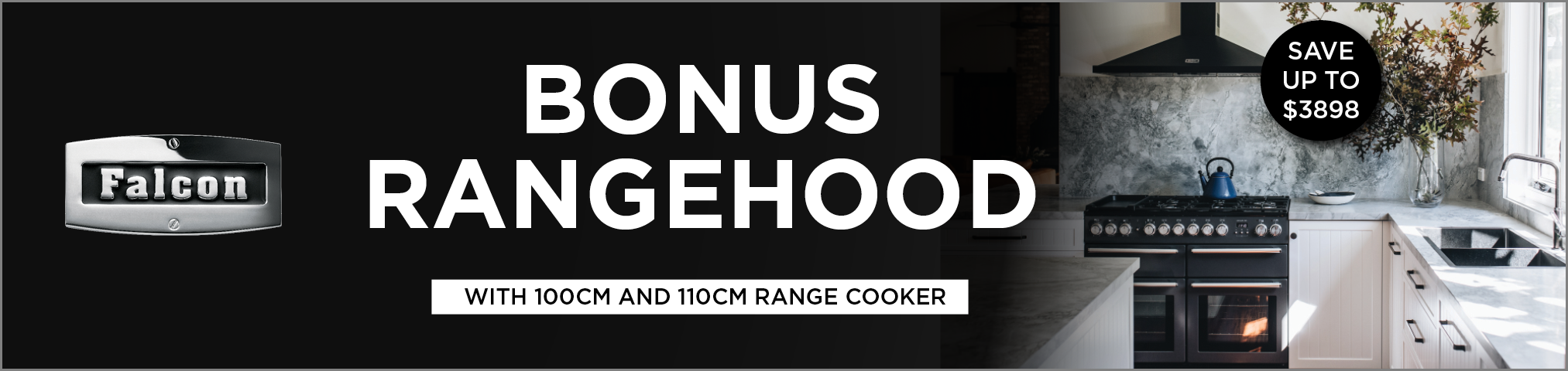 Bonus Rangehood With Falcon Range Cookers*