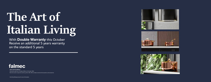 Receive A Bonus 10 Year Warranty On Select Falmec Rangehoods*