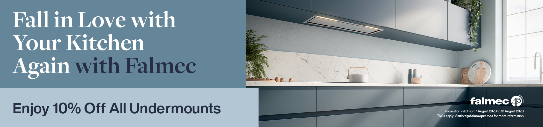 Save 10% On Select Falmec Undermount Rangehoods*