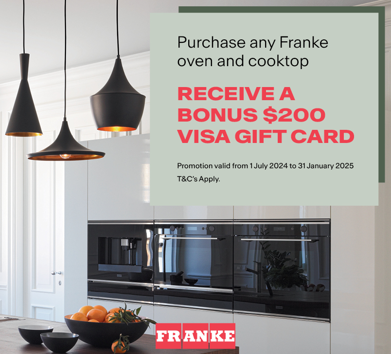 Bonus Visa Gift Card With Franke Cooktop & Oven*