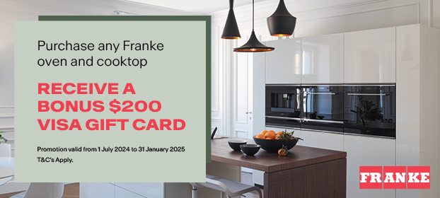 Bonus Visa Gift Card With Franke Cooktop & Oven*