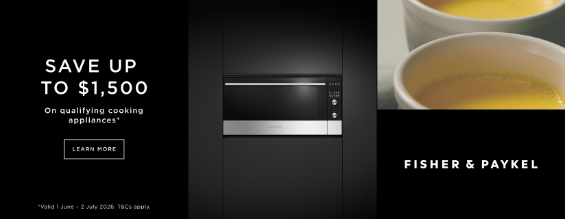 Save Up To $1,500 On Select Fisher & Paykel Cooking Appliances*