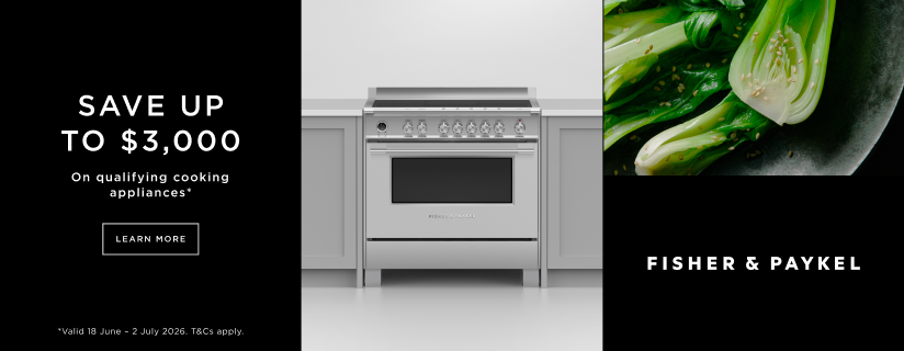 Save Up To $3,000 On Select Fisher & Paykel Cooking Appliances*