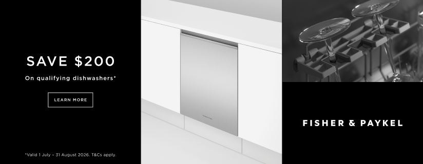Save $200 On Select Fisher & Paykel Dishwashers*
