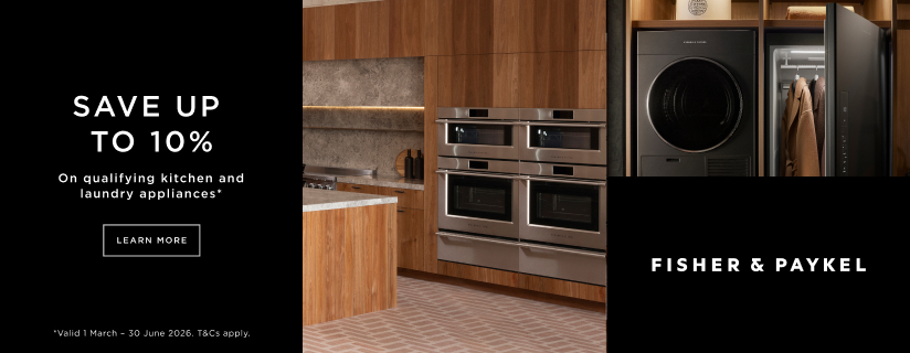 Save Up To 10% On Fisher & Paykel Kitchen & Laundry Packages*