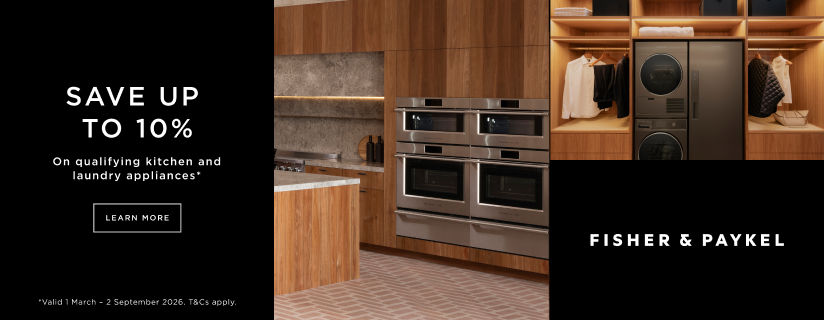 Save Up To 10% On Fisher & Paykel Kitchen & Laundry Packages*