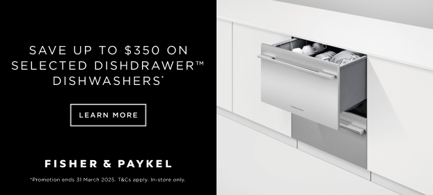 Save Up To $350 On Selected Fisher & Paykel DishDrawer Dishwashers