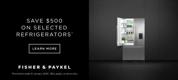 Save Up To $500* On Selected Fisher & Paykel Refrigeration