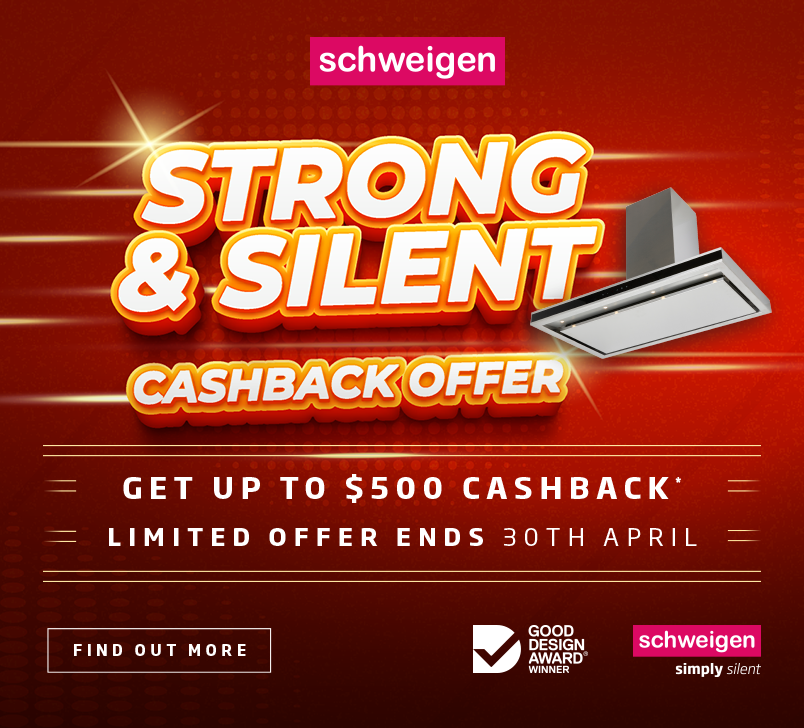 Up To $500* Cashback With Selected Schweigen Appliances