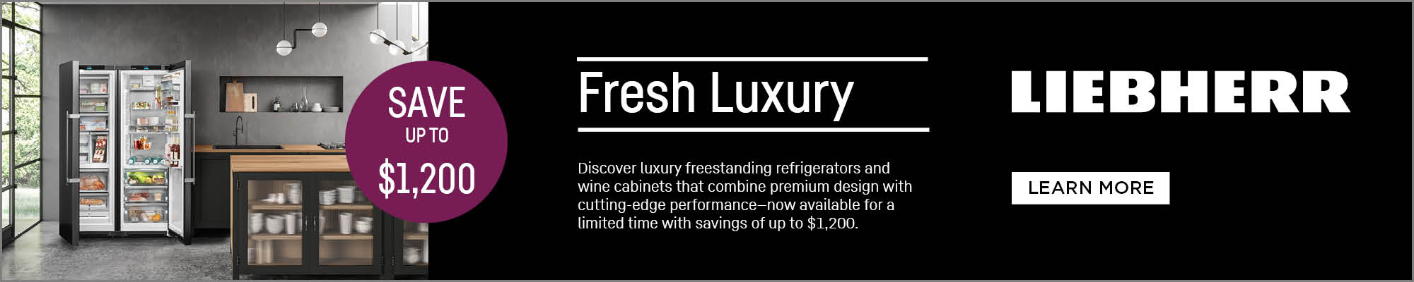 Save Up To $1,200 On Eligible Liebherr Freestanding Refrigeration & Wine Appliances