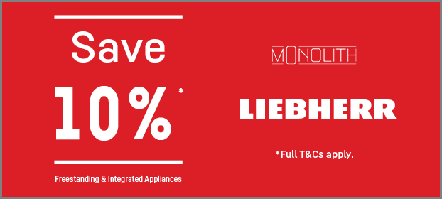 Save 10%* On All Liebherr & Monolith Appliances