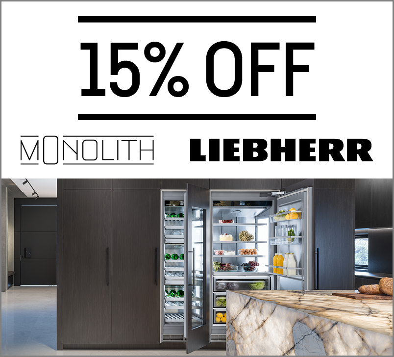 15% Off Selected Monolith Appliances*