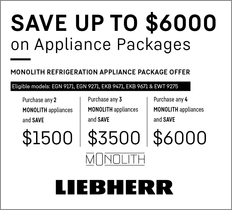 Save Up To $6,000 On Liebherr Appliance Packages*