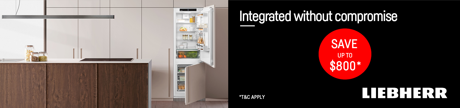 Save Up To $800 On Select Liebherr Integrated Refrigeration*