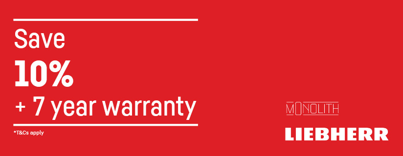 Save 10% & Receive A 7-Year Warranty On Liebherr & Monolith Appliances*