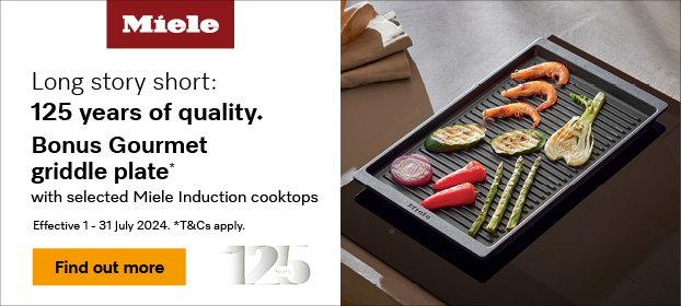 Bonus Gourmet Griddle Plate* With Selected Miele Induction Cooktops