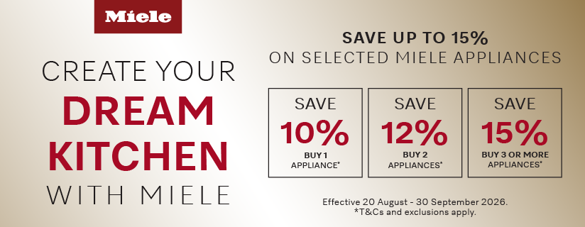 Save Up To 15%* On Miele Appliances
