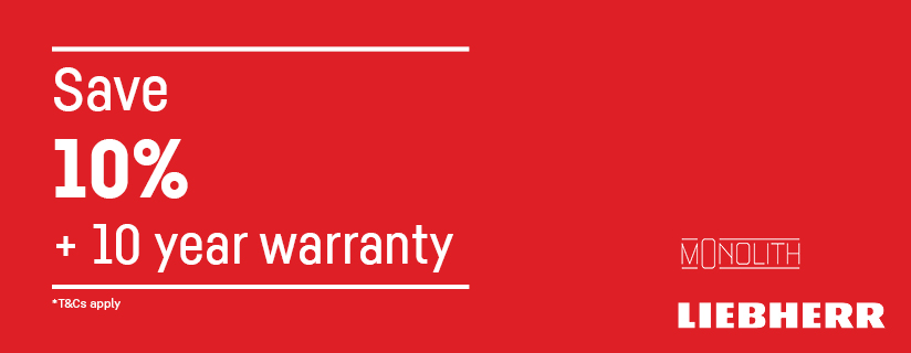 Save 10% Plus 10 Year Warranty On Monolith Appliances*