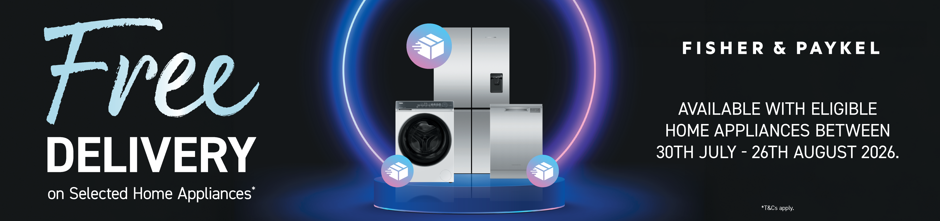 Free Delivery On Select Appliances*