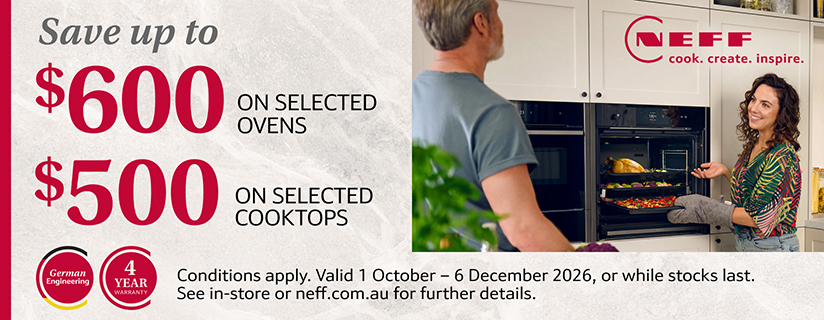 Save Up To $600 On Select NEFF Appliances*