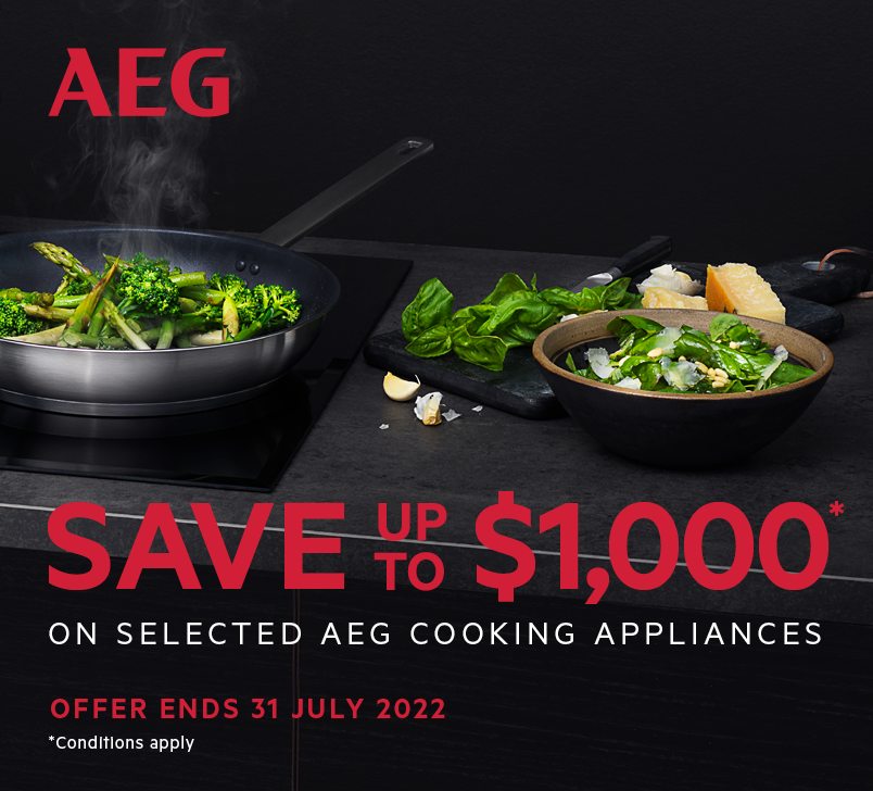 Save up to $1000 on selected AEG Cooking Appliances