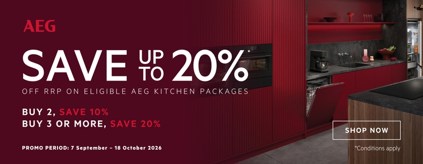 Save Up To 20%* On Select AEG Kitchen Packages