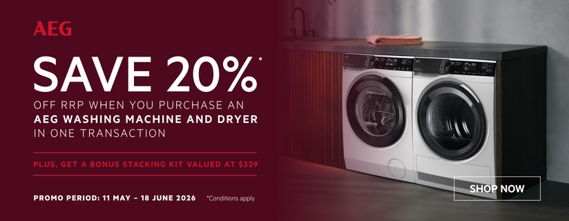 Save 20% On Select AEG Laundry Packages*