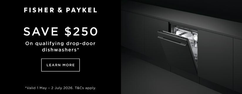 Save $250 On Select Fisher & Paykel Drop-Door Dishwashers*