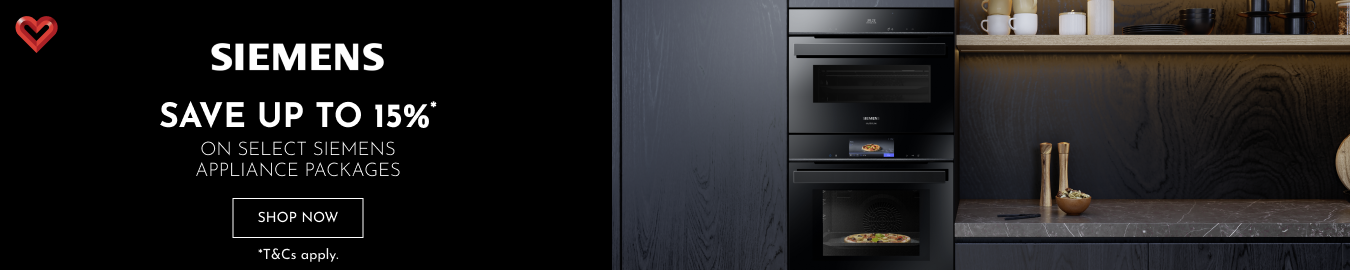 Save Up To 15%* On Select Siemens Appliance Packages