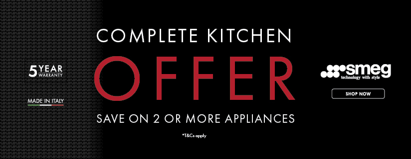 Save Up To 10% On Select Smeg Kitchen Appliance Packages