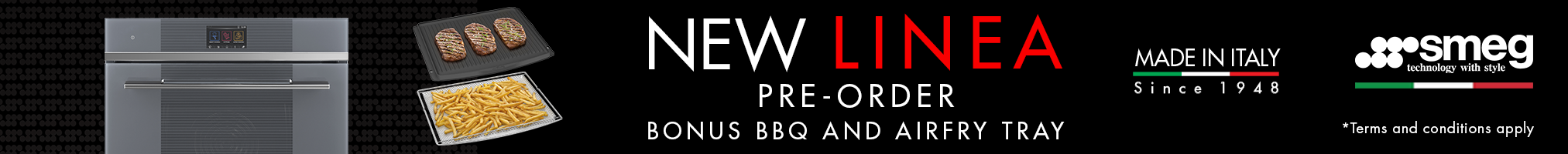 Pre-order An Eligible Linea & Receive Bonus BBQ Tray & Airfry Tray Valued At $598