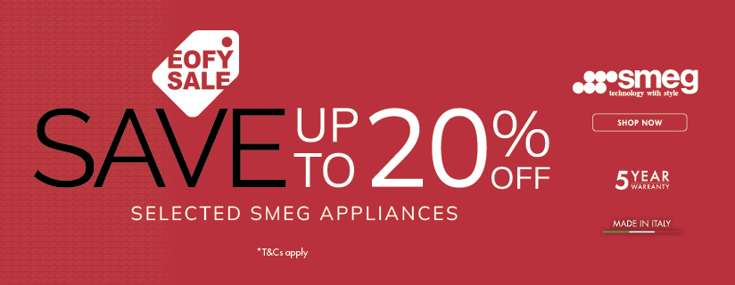 Save Up To 20% Off Select Smeg Appliances*