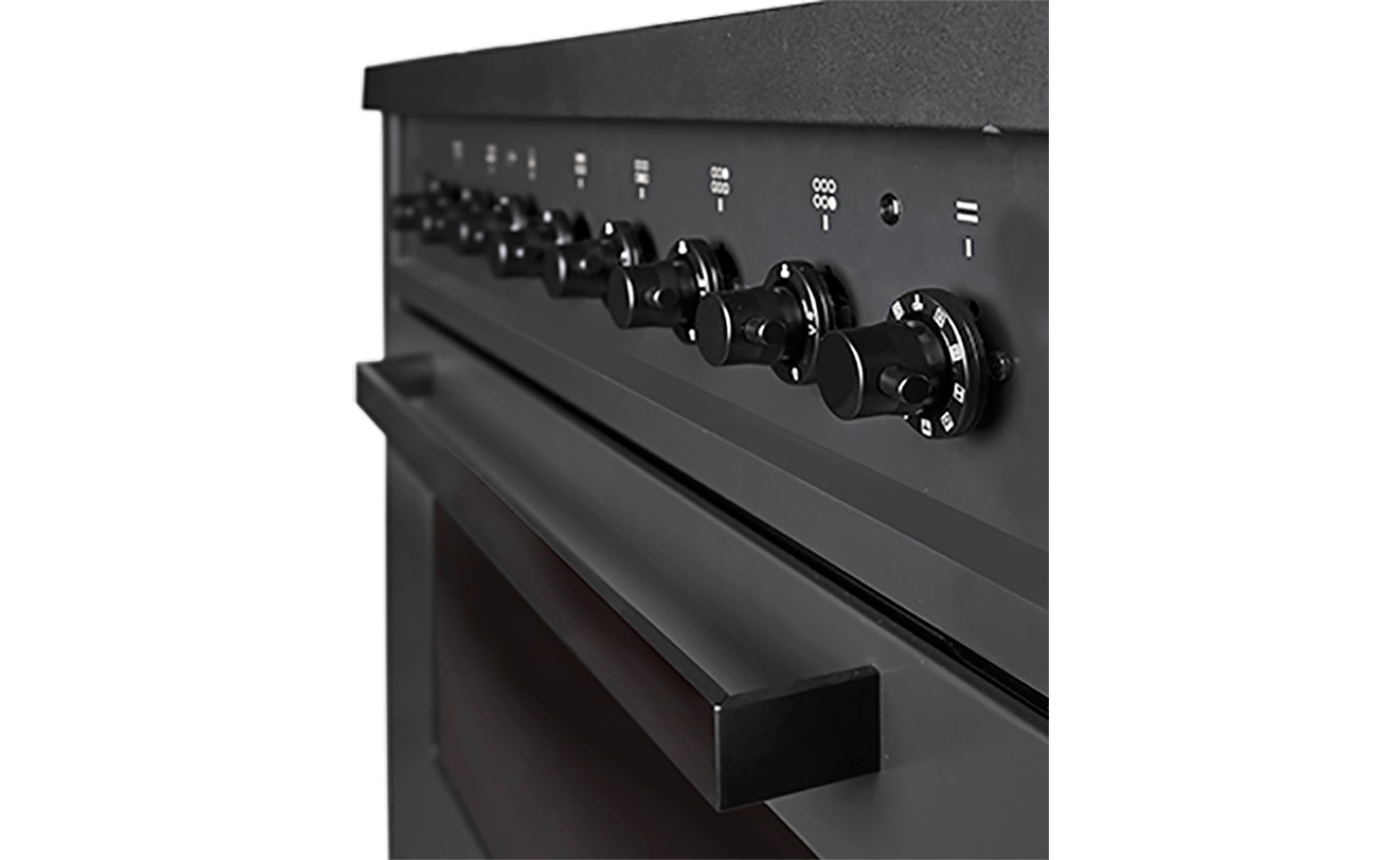 Ilve 90cm Pro-Line Dual Fuel Freestanding Cooker L096WMPMGD